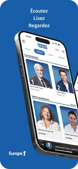 Europe 1: radio, podcast, actu screenshot 1