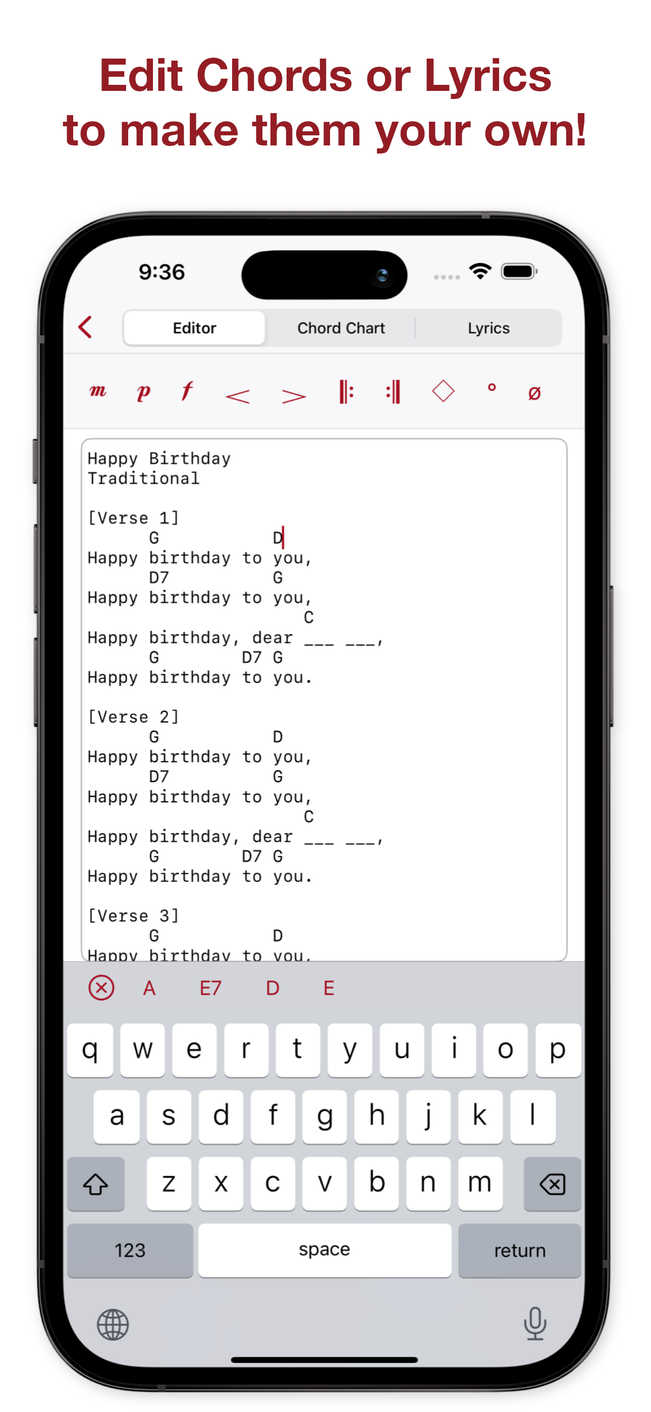Chord Craft guitar chords tabs screenshot 6