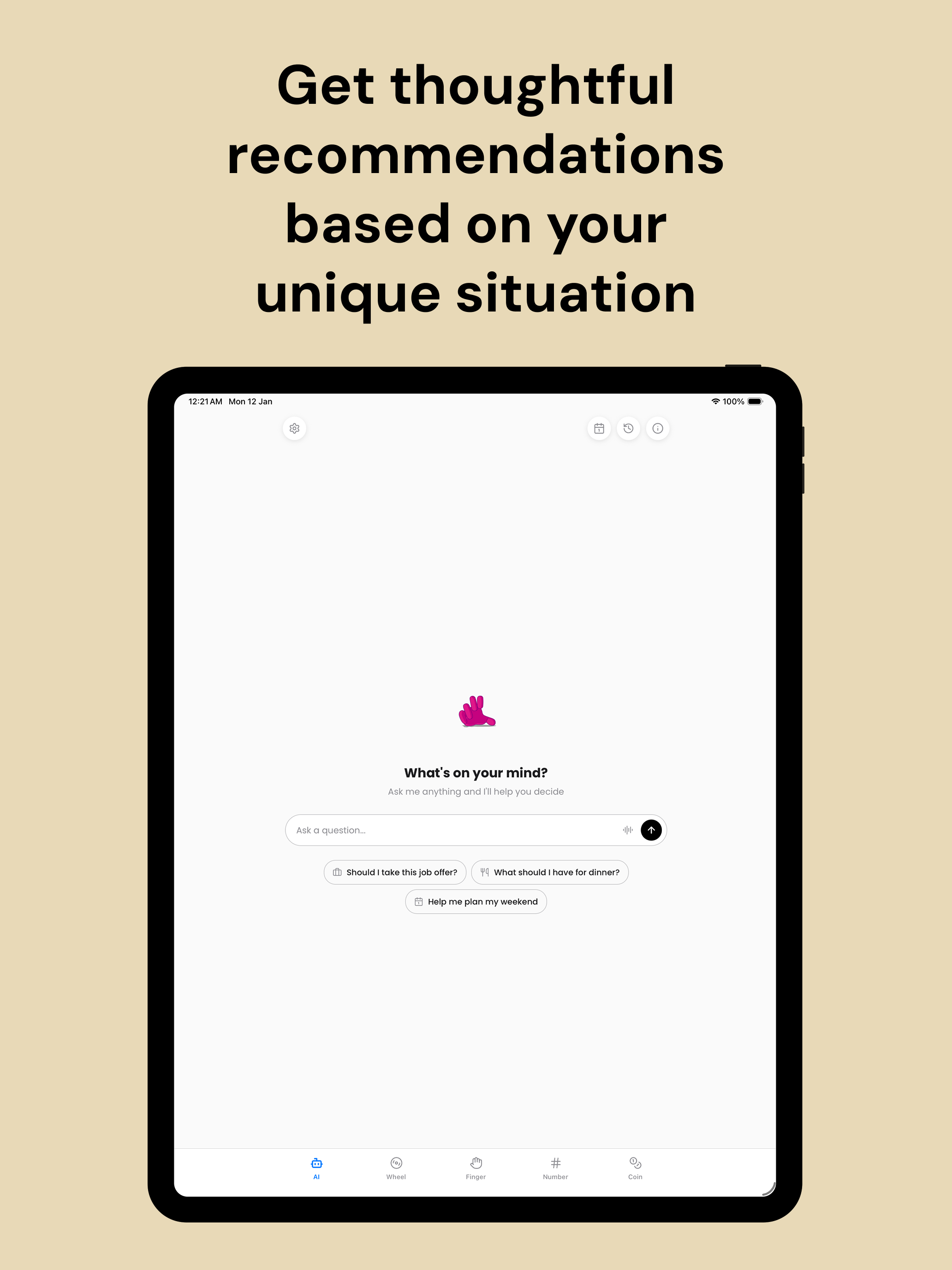 ChoiceGPT: Decision making app