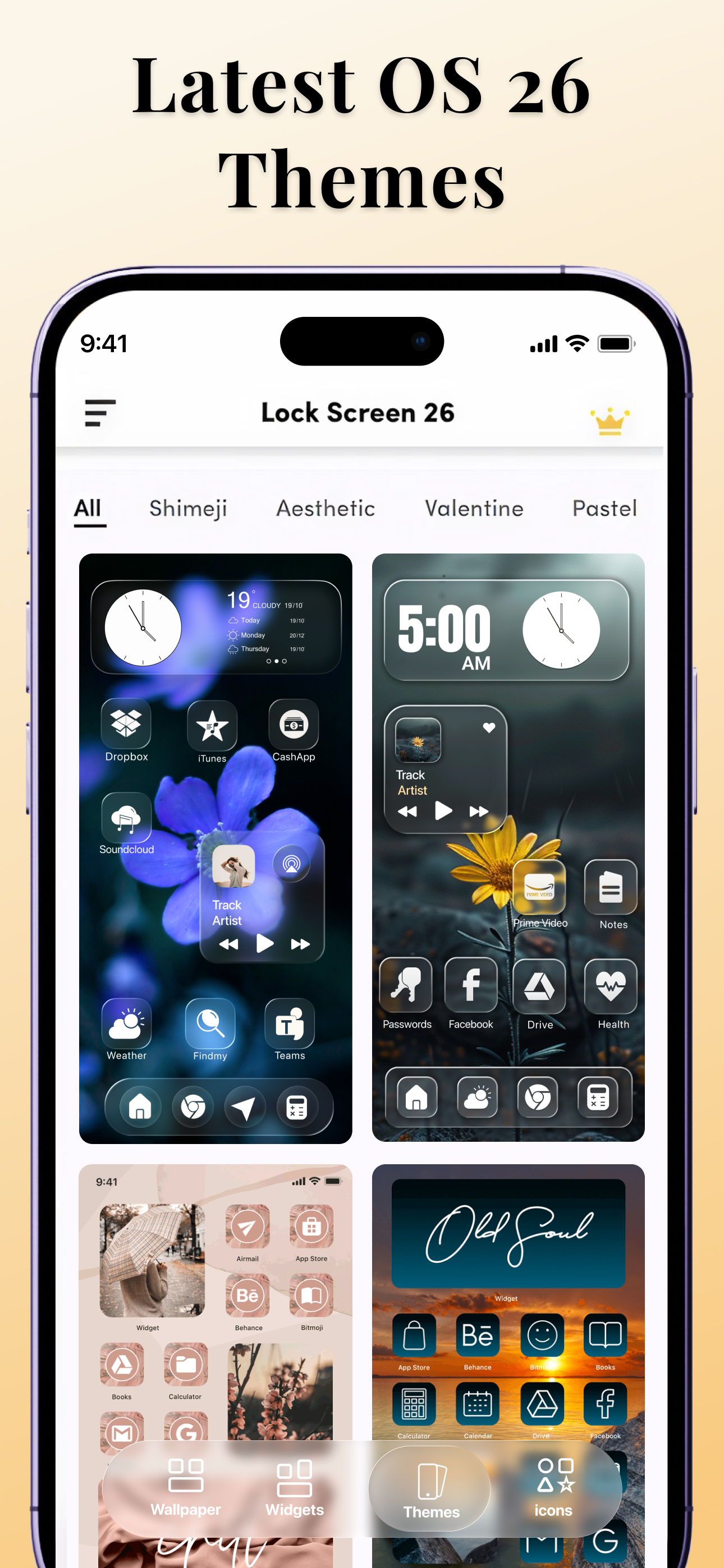 Lock Screen 26: Widgets & Icon screenshot 5