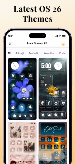 Lock Screen 26: Widgets & Icon Screenshot 5 of 8