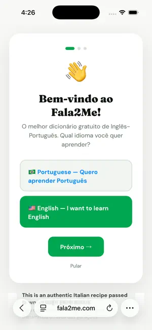 Fala2Me screenshot 1