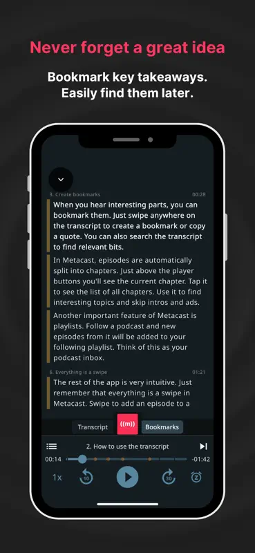 Metacast – podcast app screenshot 3 of 8