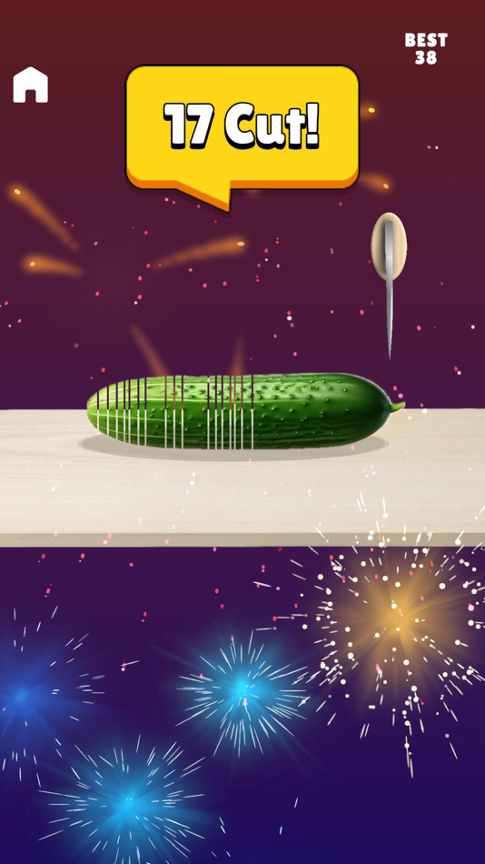 #2. cut cucumber mini Challenge (iOS) 由: Hideyuki Aono