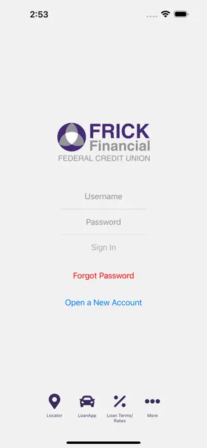 Frick Financial FCU screenshot 1