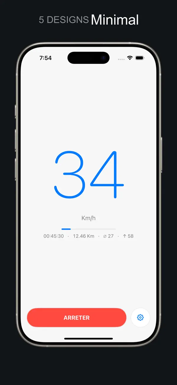 Screenshot #3 pour Compteur Vitesse GPS Vélo
