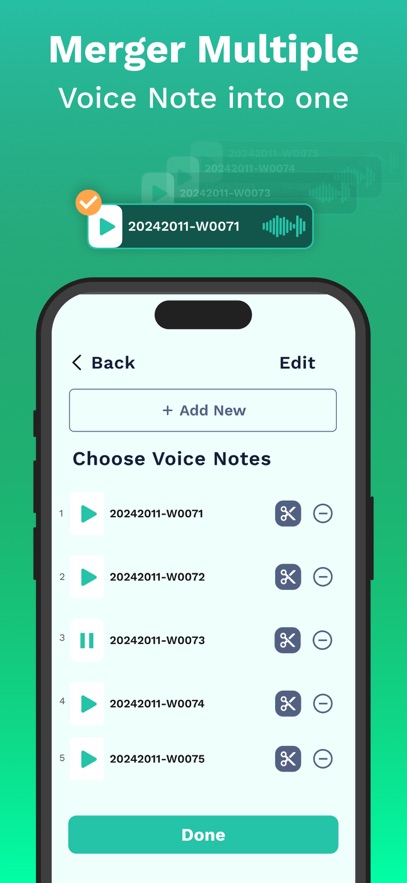 Voice Note Merger