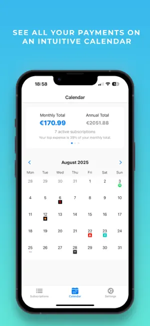 Kontrol: Subscription Tracker screenshot 4