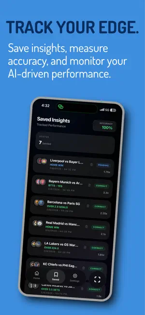 EliteBet AI -sports prediction screenshot 4