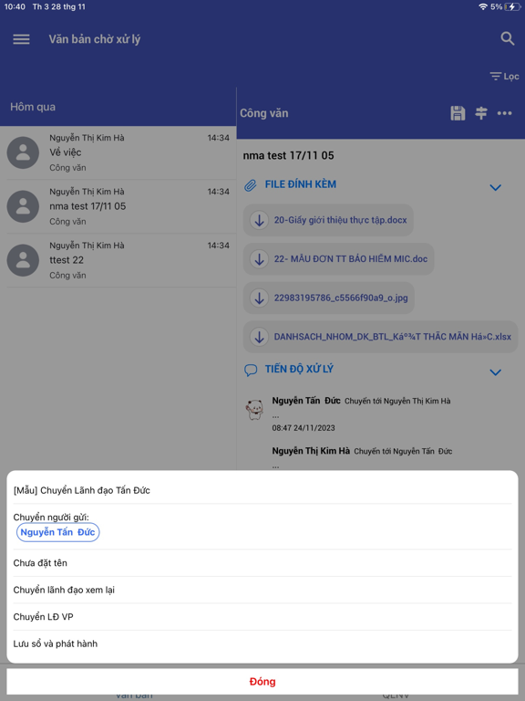 Screenshot #4 pour Egov - Quản lý điều hành