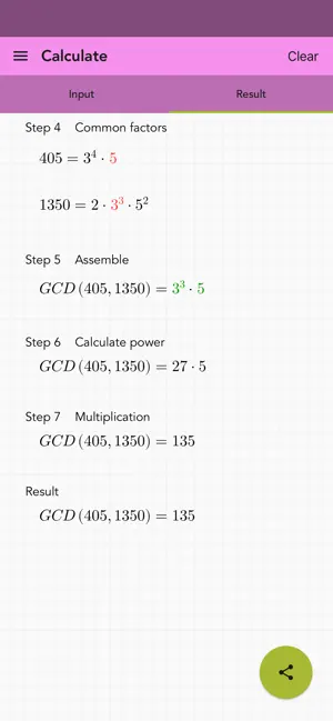 Greatest Common Divisor PRO screenshot 3