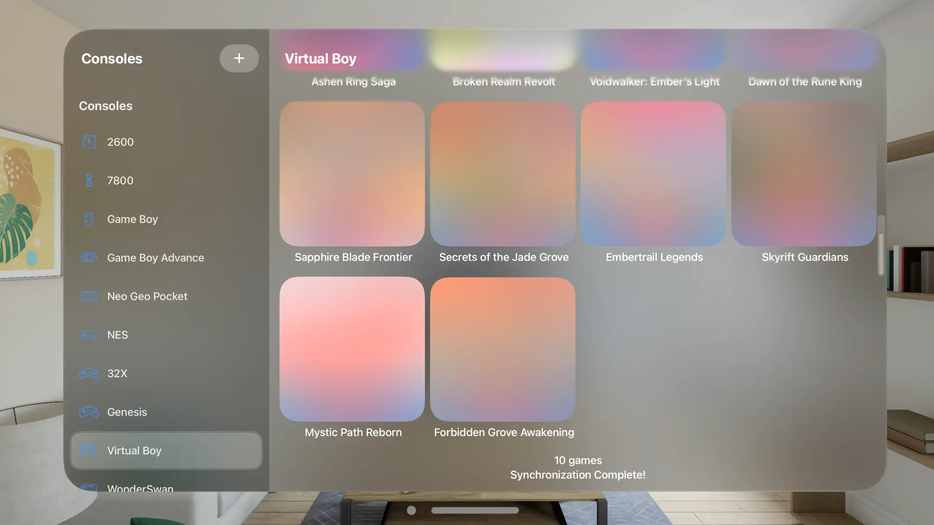 Consoles screenshot 5