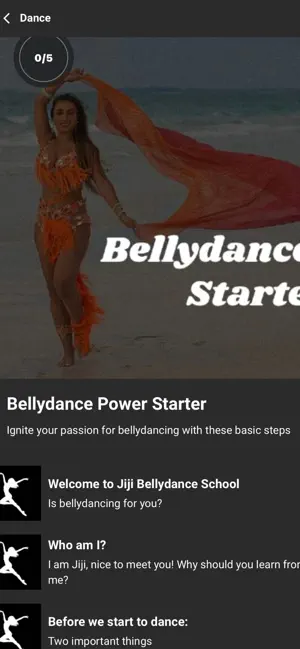 Jiji Bellydance School screenshot 2