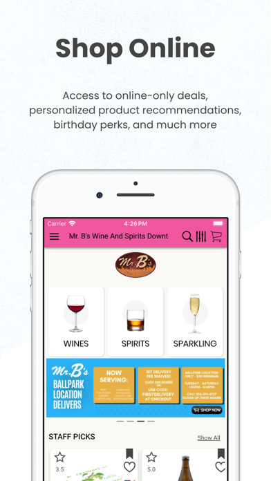 Mr. B's Wine & Spirits Screenshot