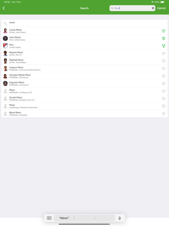 BeSoccer Plus iPad screenshot 6 - Sports app