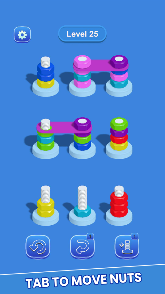 #1. Sort Nuts & Bolts Master Game (iOS) 由: Muhammad Faisal