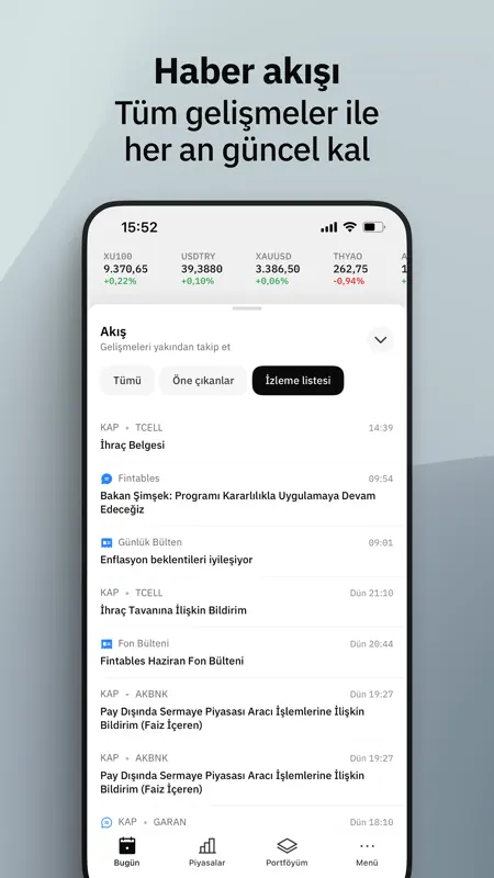 Fintables: Borsa, Hisse ve Fon screenshot 7 of 8