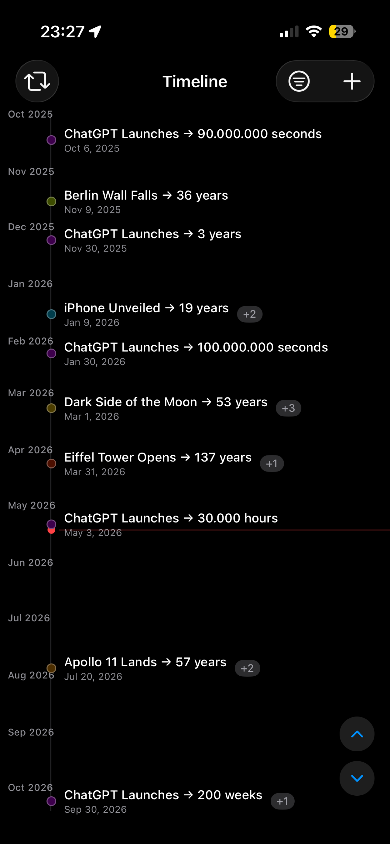 Chronify: Track moments screenshot 2