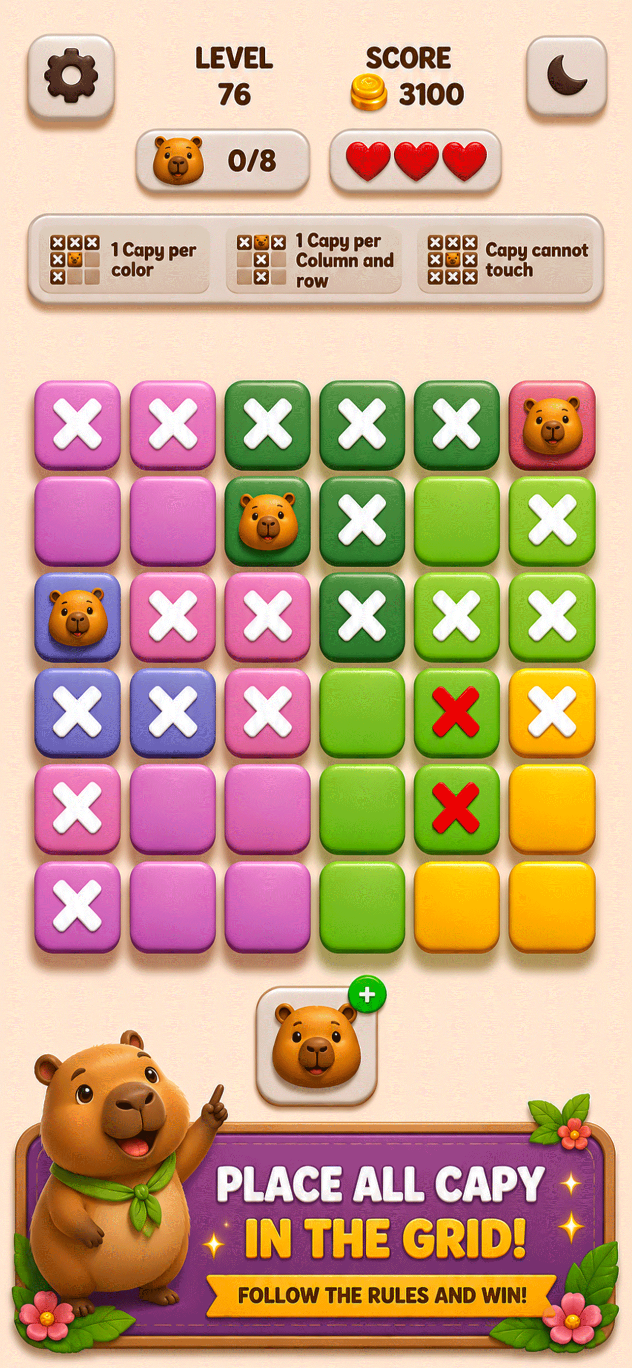 Capydoku: Logic Brain Puzzle screenshot 2