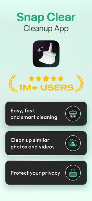 SnapClear: Clean Up Storage iPhone screenshot 1