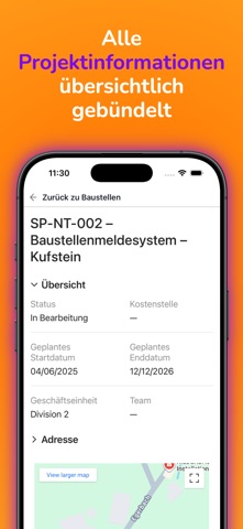 myBauOffice screenshot
