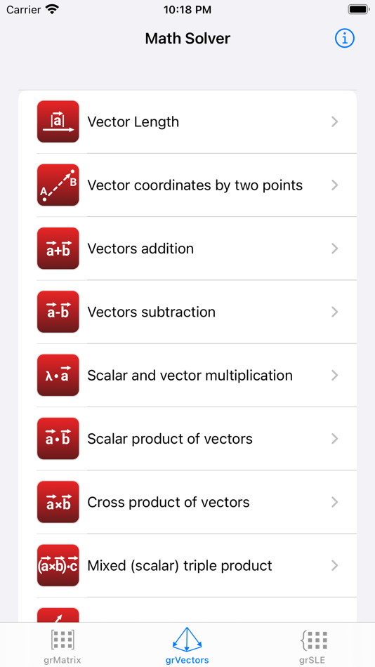 #2. Linear Algebra - Matrix Solver (iOS) 来自: ALG Software Lab