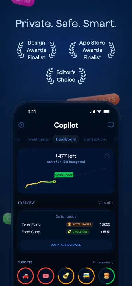 Copilot: Track & Budget Money screenshot 1 of 6