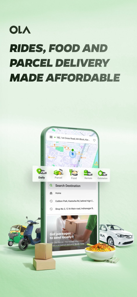 Ola: Book Cab, Auto, Bike Taxi - Unified Service Hub