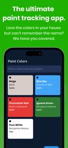 Paint Colors - Tracker screenshot #1 for iPhone