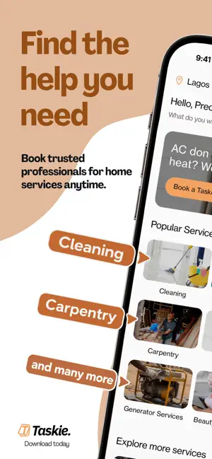Taskie - Find handymen & more screenshot 1