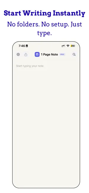 Page Note screenshot 2
