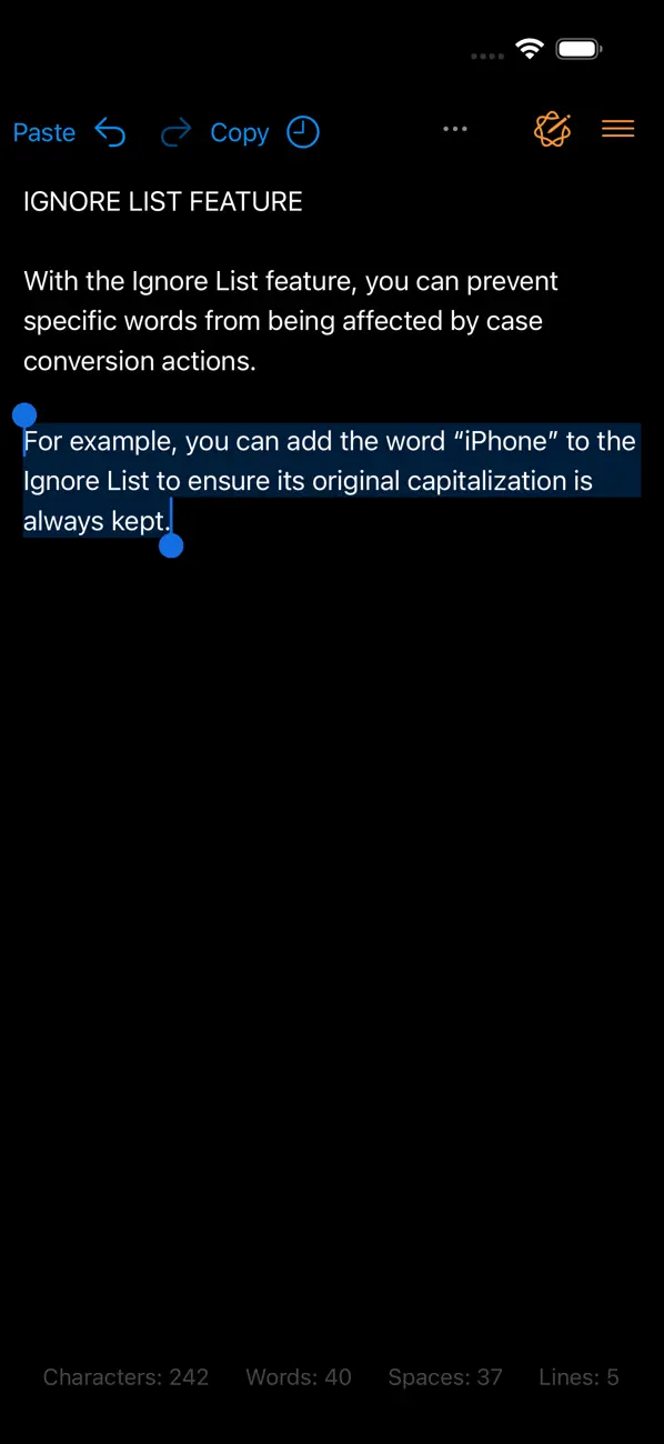 #6. Clean Text (iOS) Por: Apimac