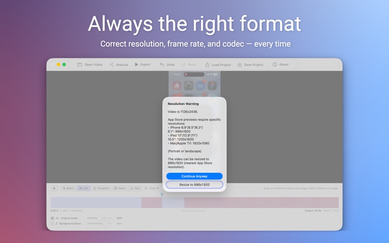 App Preview Studio screenshot