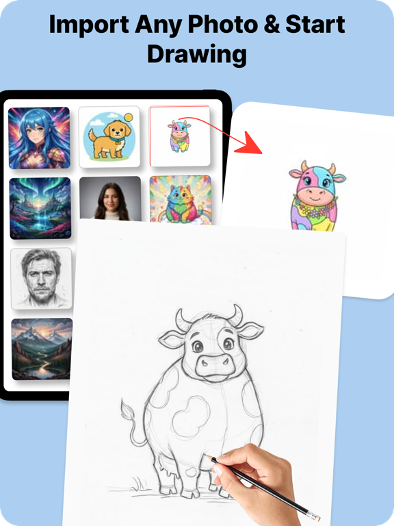 AR Projector Tracing & Sketch iPad screenshot