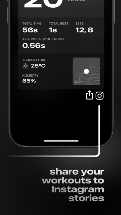 push – workout counter Screenshot