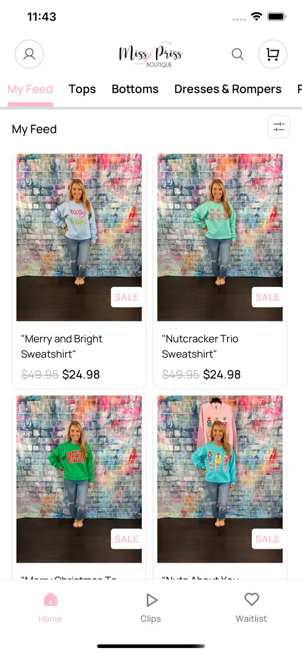 Screenshot #1 pour Miss Priss Boutique