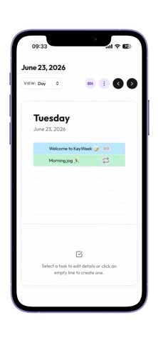 KeyWeek App Screenshot 3 of 10