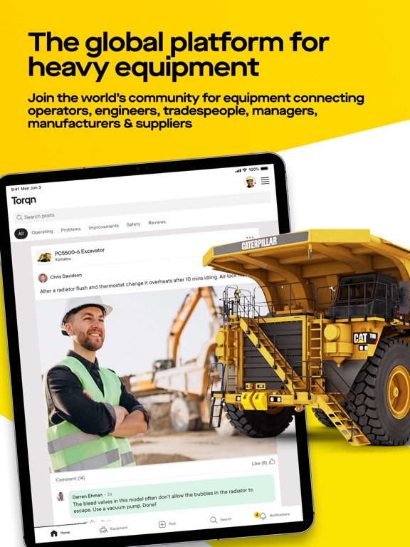 Torqn iPad screenshot 1 - Business app