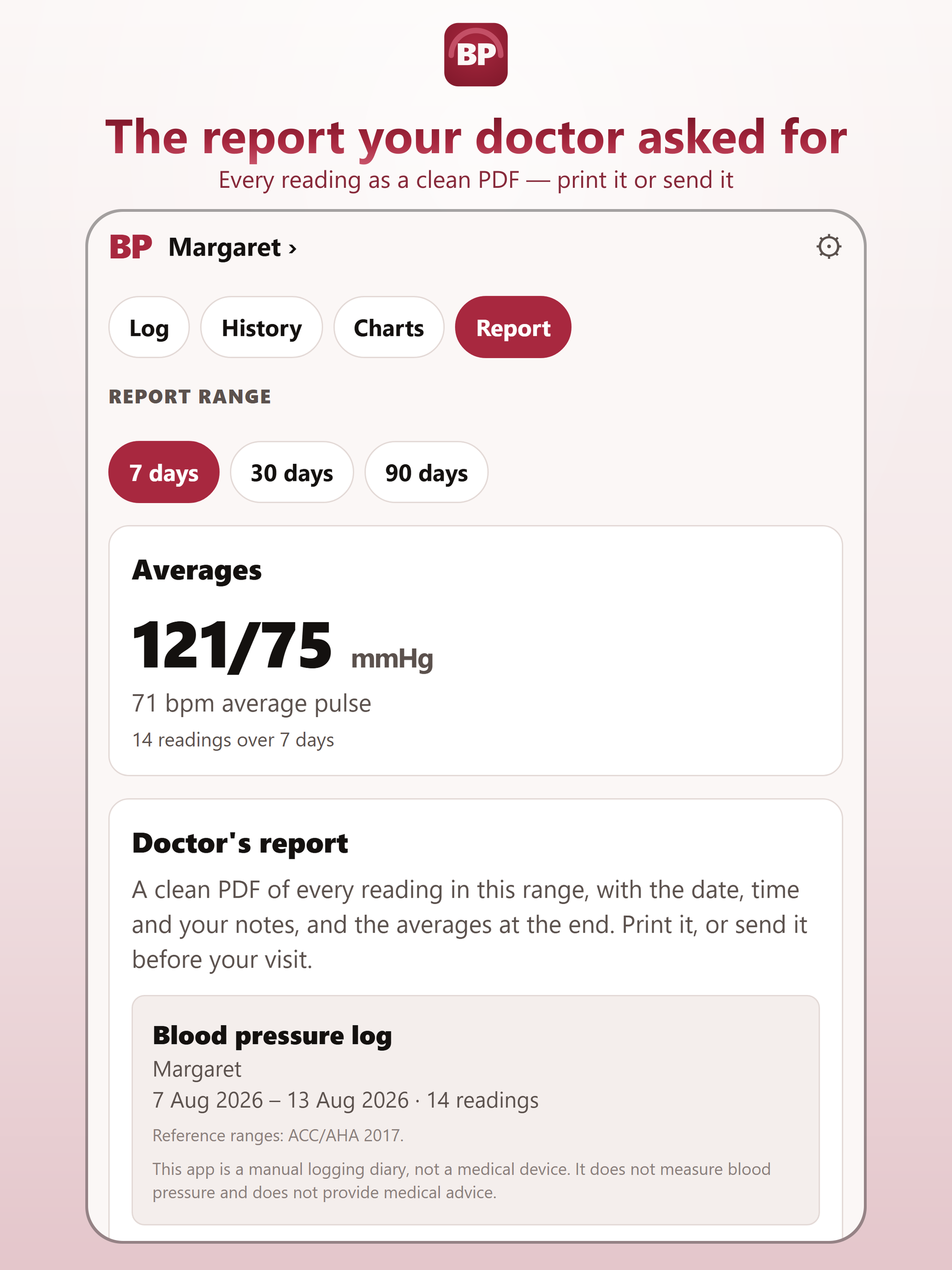 BP Tracker: Pressure Log Book screenshot 10