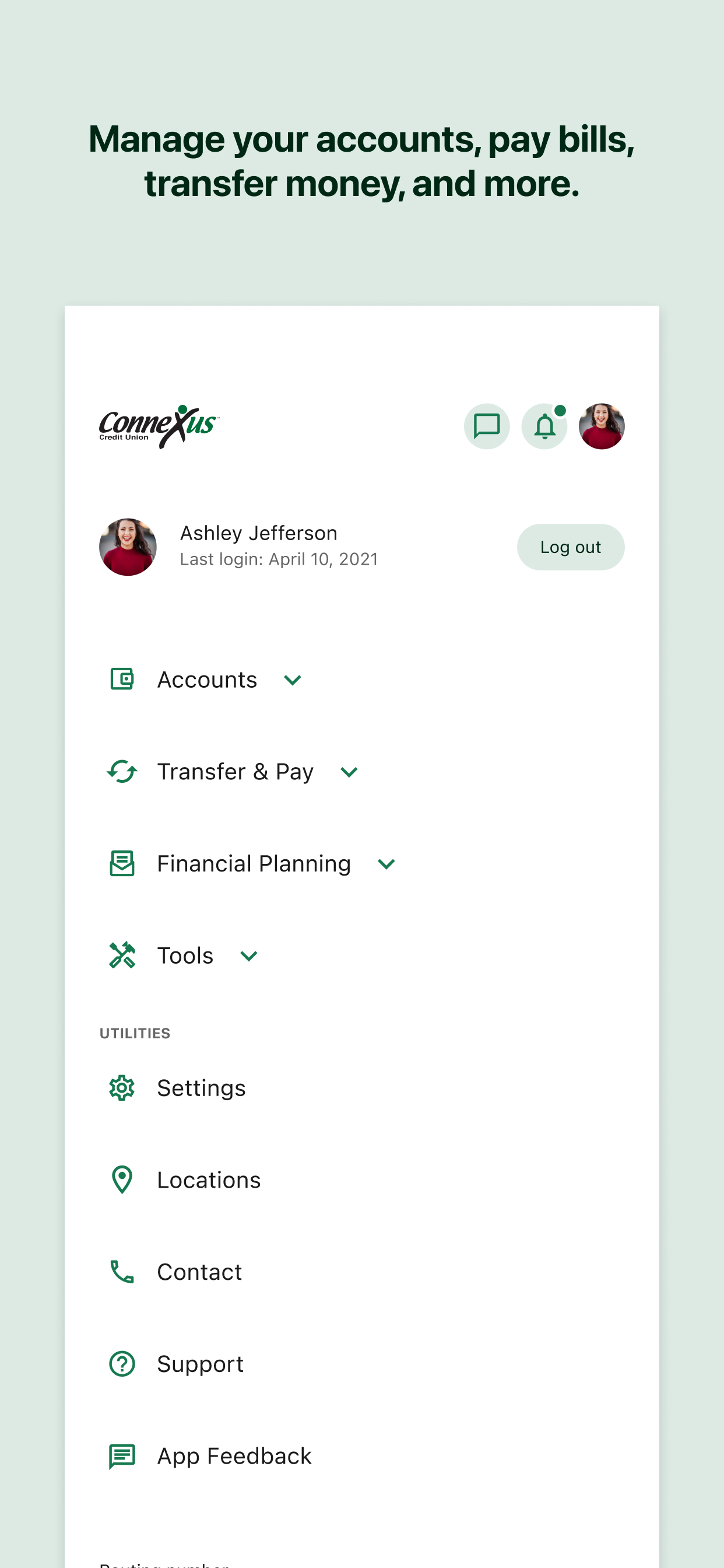 Connexus CU Mobile App screenshot 4