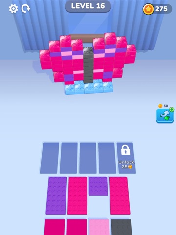 Sorting Blocks in 3D iPad screenshot