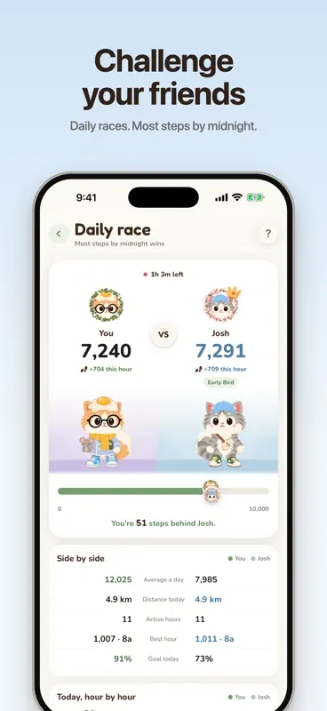 Walkie: Step Counter & Cat Pet screenshot 5 of 8