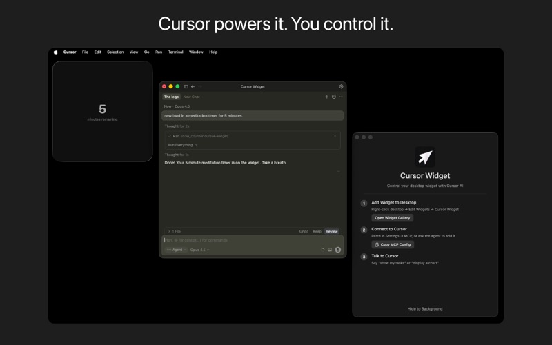 Cursor Widget screenshot 2