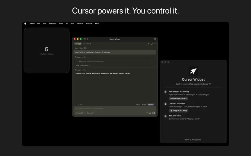 Cursor Widget iPhone Screenshot 2