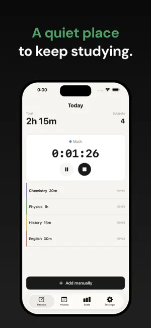Stackd: Study Timer & Tracker screenshot 1