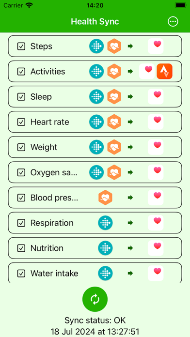 Health Sync by appyhapps Screenshot