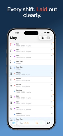 Shifts: Work Schedule Planner Screenshot 8 of 9