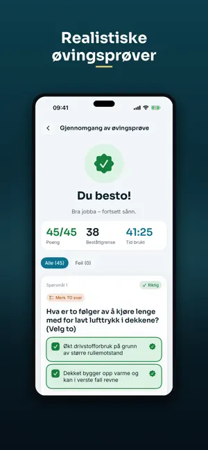 Teoriprøven 2026: Bil klasse B screenshot 2