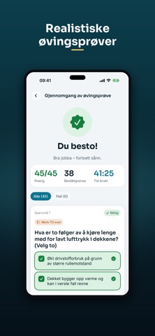 Teoriprøven 2026: Bil klasse B iPhone screenshot