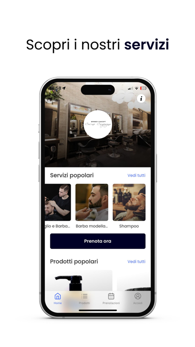 Barber Concept Cosimo Campagna Screenshot